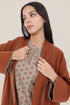 Reversible cotton milton printed coat